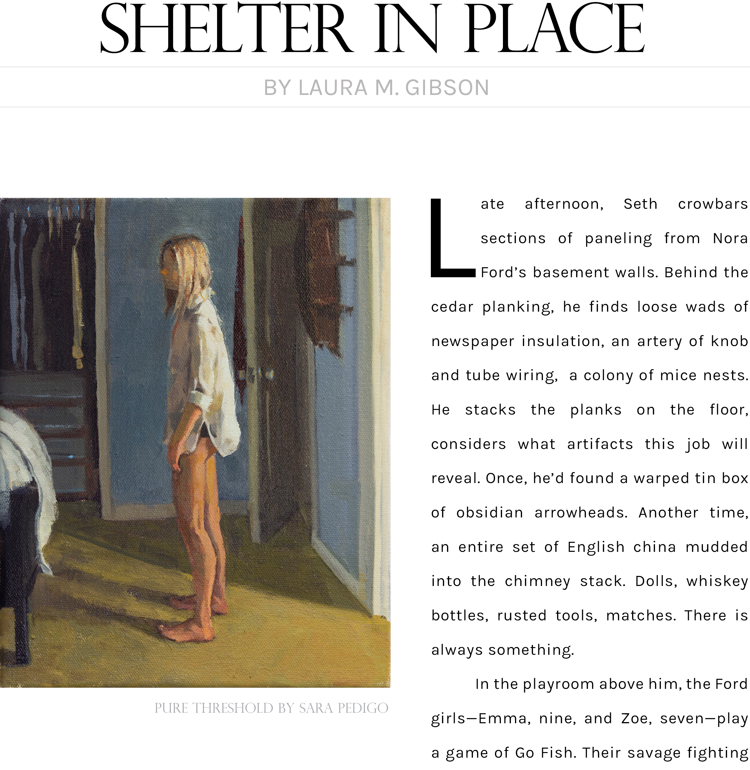 Shelter in Place by Laura M Gibson