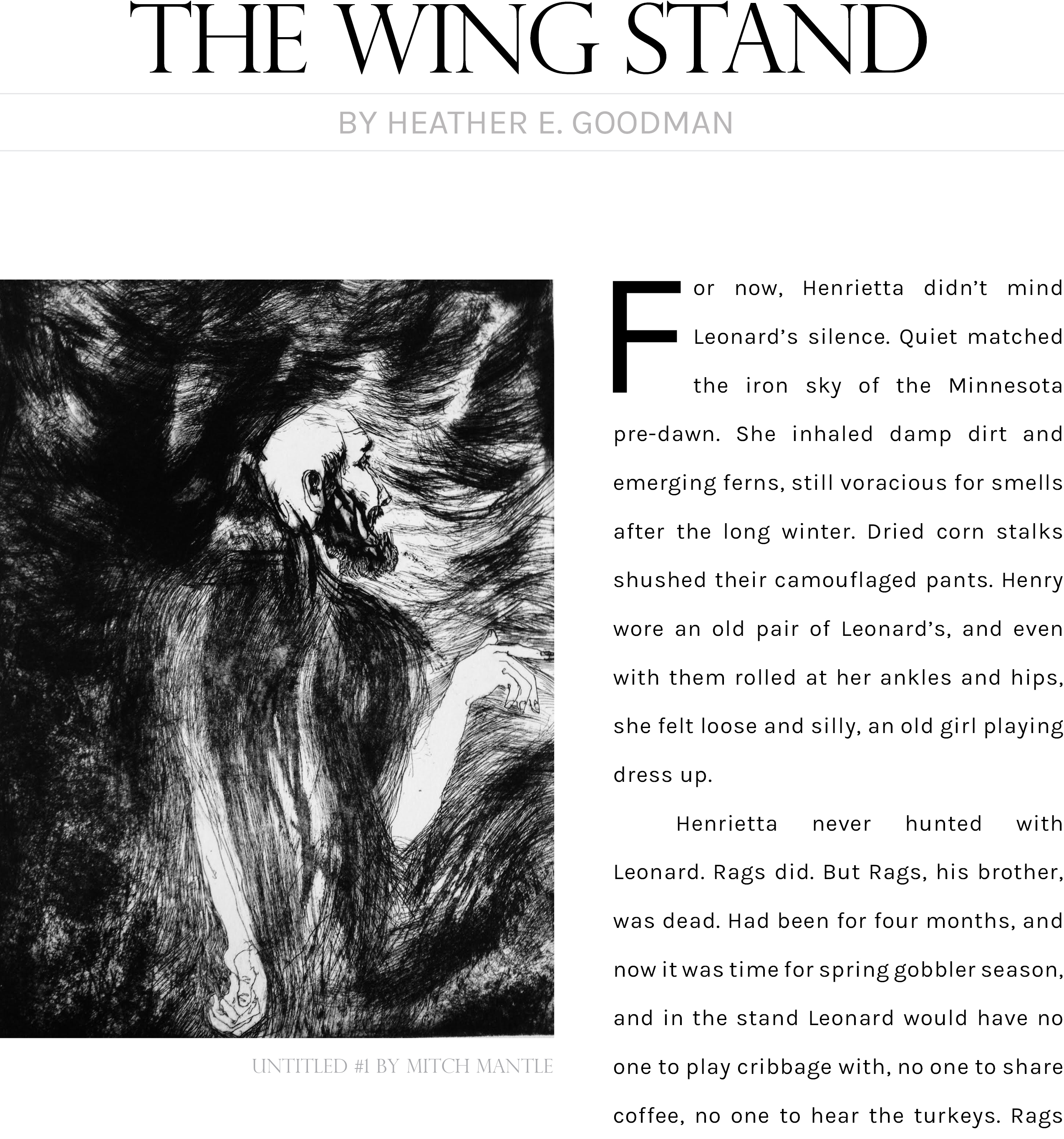 The Wingstand by Heather Goodman